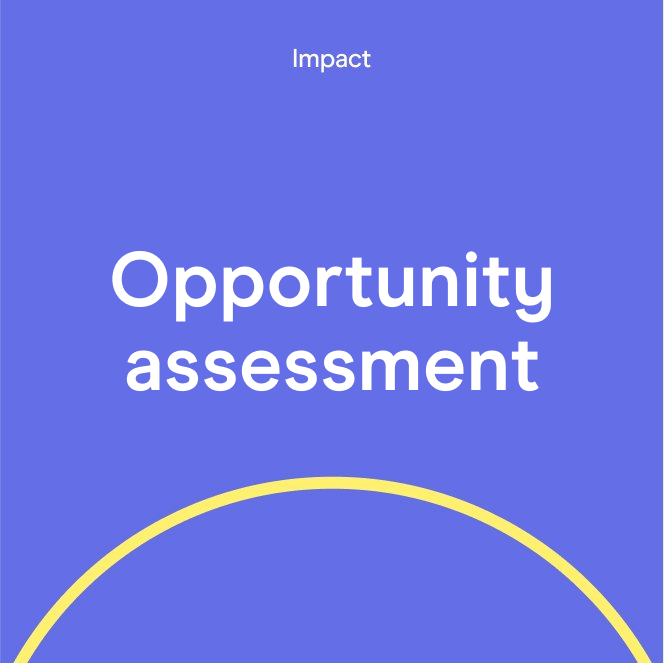 Opportunity Assessment